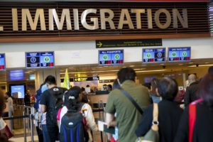 Immigration place in Singapore South East of Asia